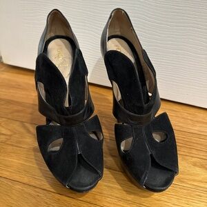 Fendi Cut Out Platform Heels